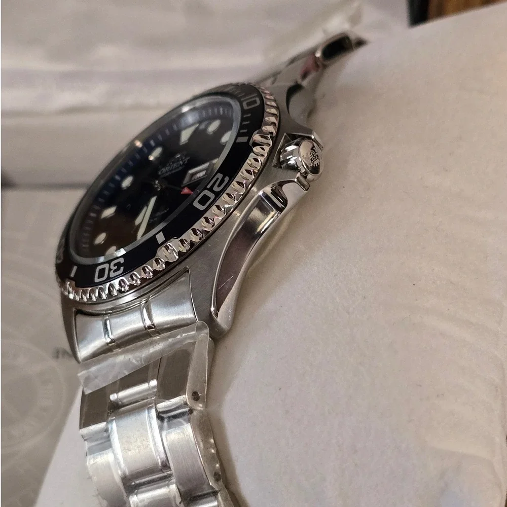 Orient AAO2 Automatic Blue Dive 41.5 mm Japanese Watch Sapphire Day Date Box